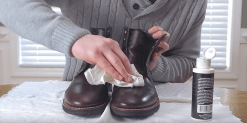 Apply Conditioner to Soften Leather Boots