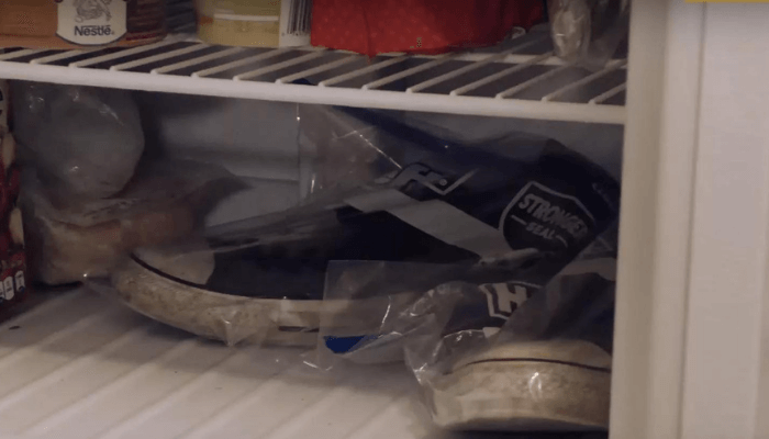 boot bags inside your deep fridge