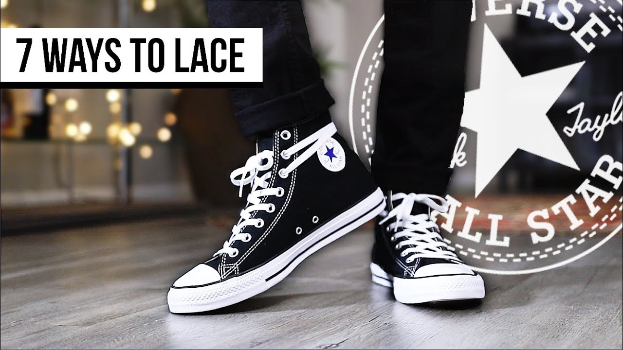 How to Lace Converse High Tops So They Slip on?
