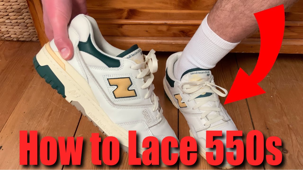 How to Lace New Balance 550?