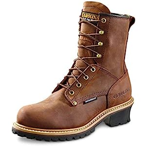 Carolina Men's 8 Inch Waterproof Logger Boots