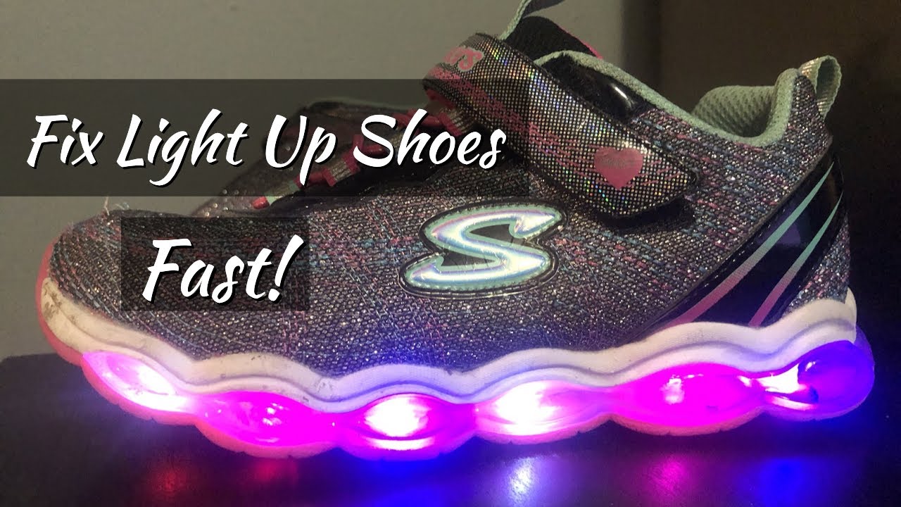 How to Fix Skechers Light Up Shoes?