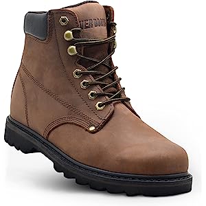 EVER BOOTS “Tank” Men’s Full Grain Leather Work Boots