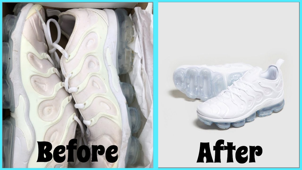 How to Clean White Nike Vapormax Plus?