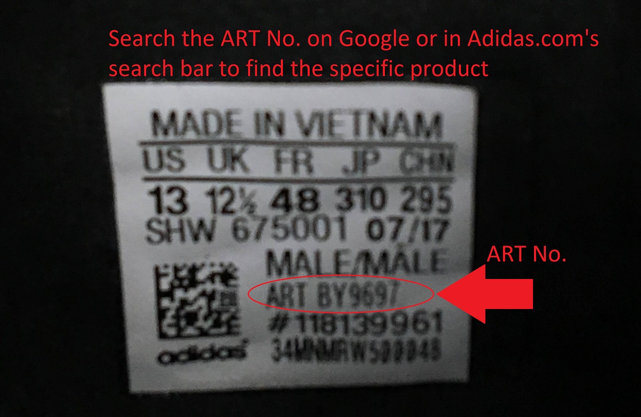 The Adidas Shoe Tag Decoder Understanding Your Pair?