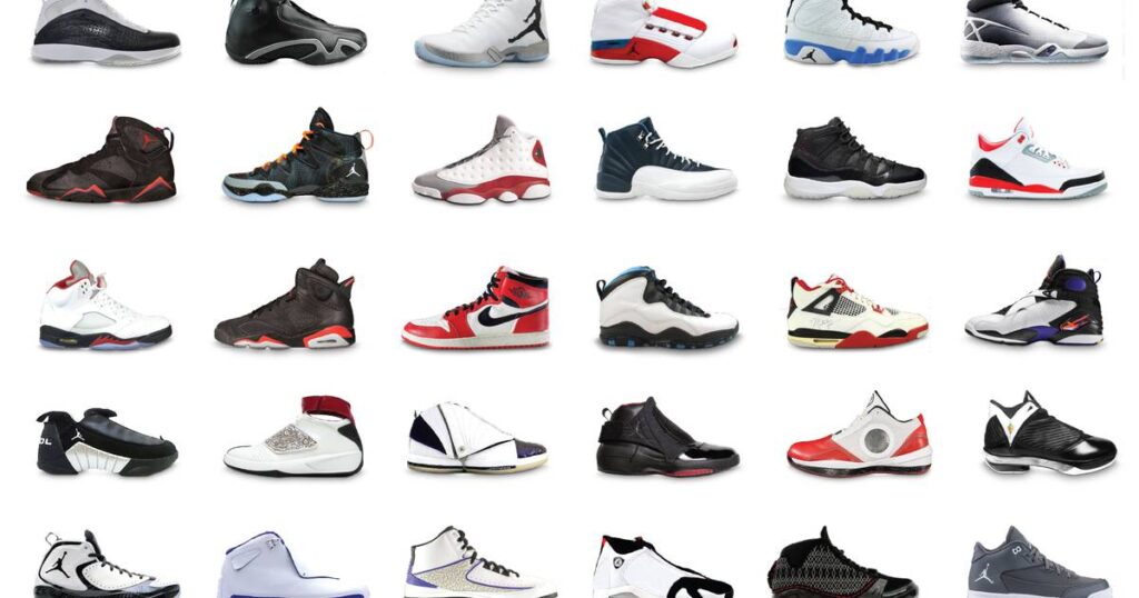 How Many Types Of Jordan Shoes Are There?