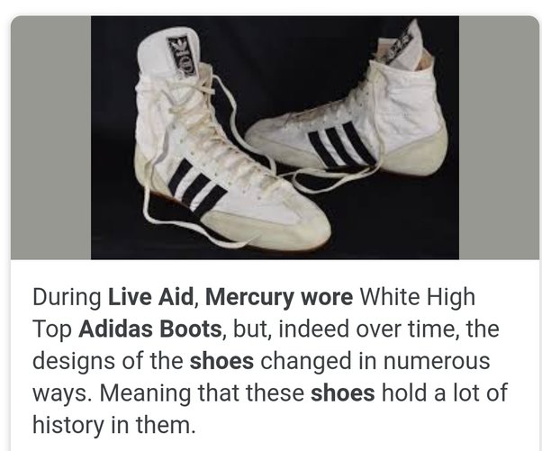 What Adidas Shoes Did Freddie Mercury Wear at Live Aid?