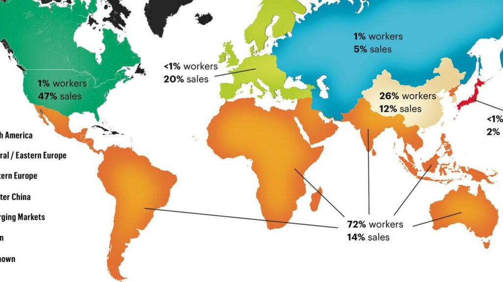 how-many-countries-does-nike-operate-in