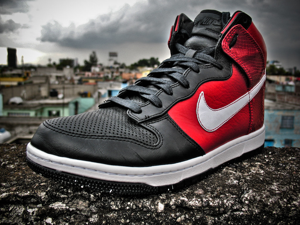 Get In The Game With Red And Black Nike Dunks