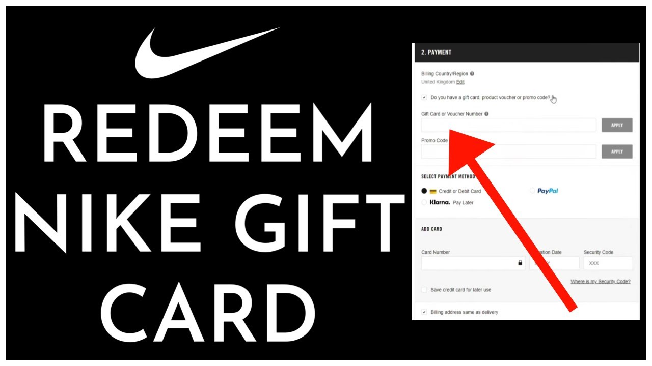 can you use a nike gift card on snkrs