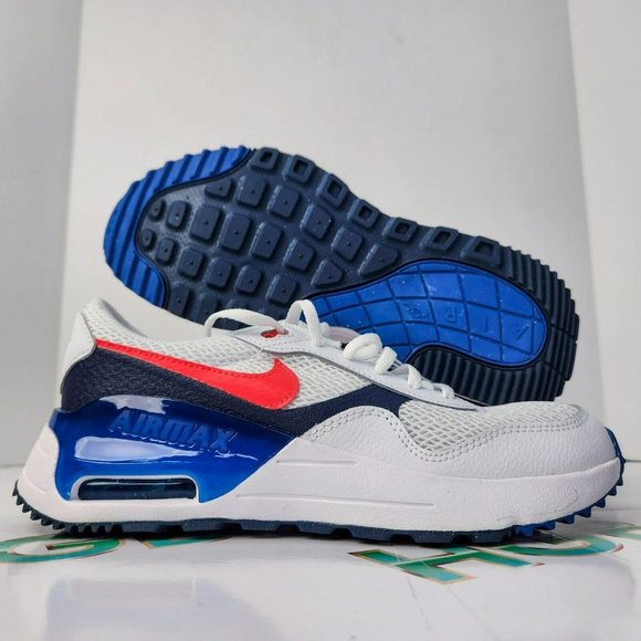 Elevate Your Look With Red White And Blue Nike Air Max