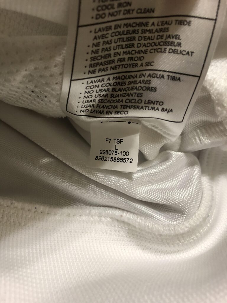 find nike model number