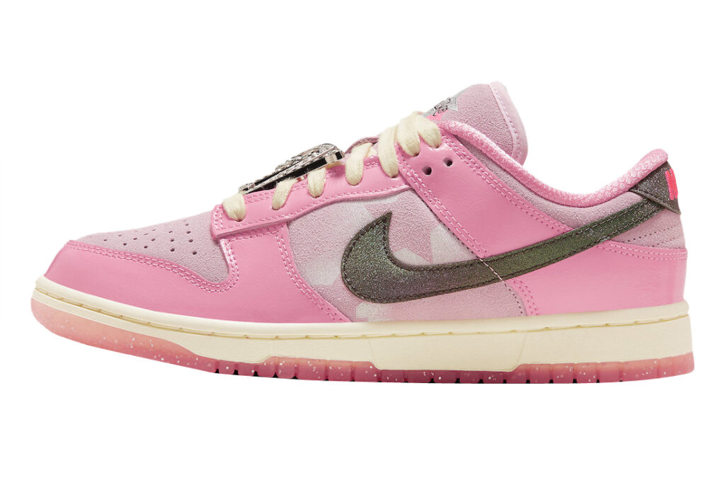 Nike Dunk Low Candy Pink Soft And Playful Sneakers In Candy Pink Colorway