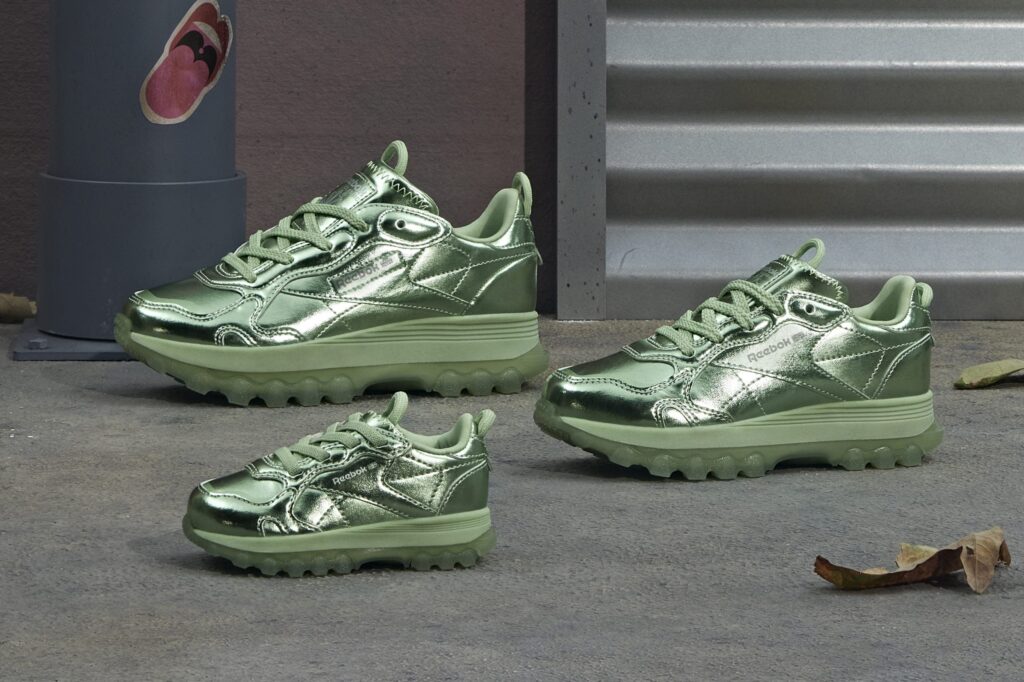 Show-Stopping Style: Cardi B Green Reeboks