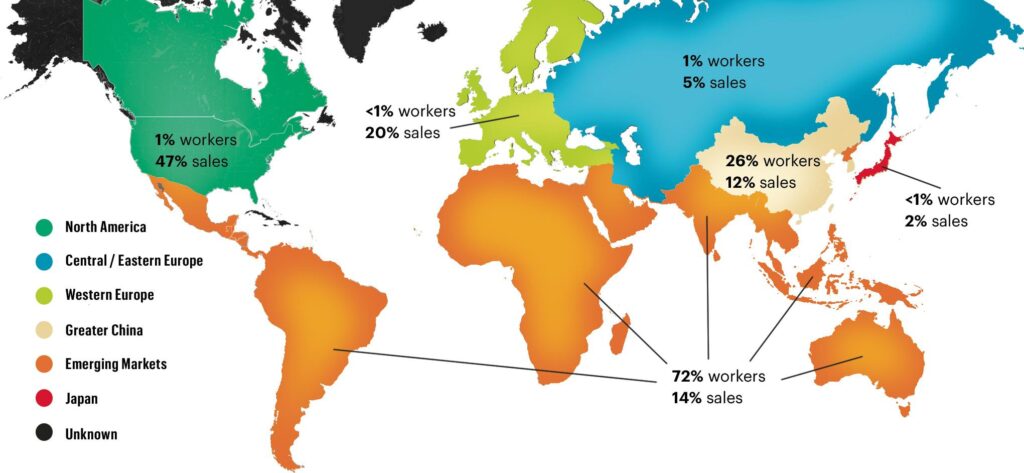 what-countries-does-nike-operate-in