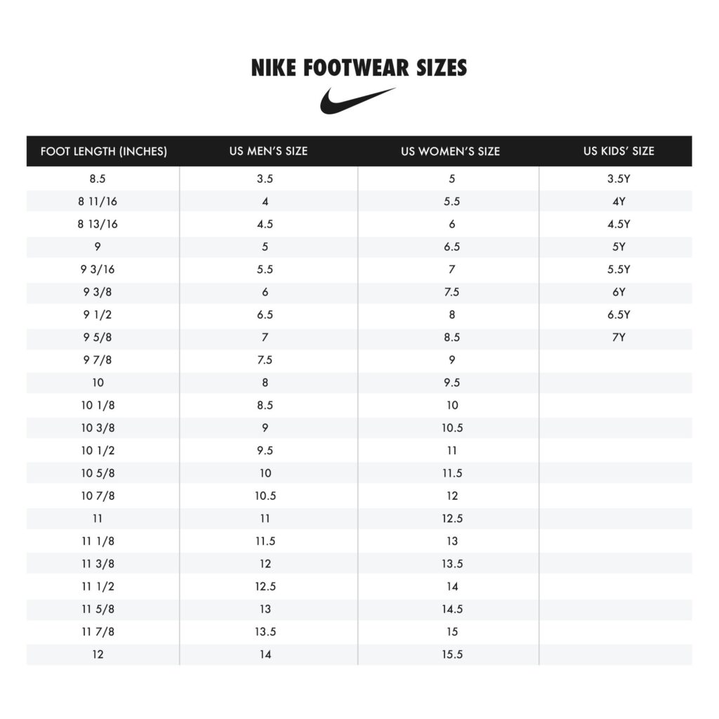 What Does 6Y Mean In Shoe Size Nike?