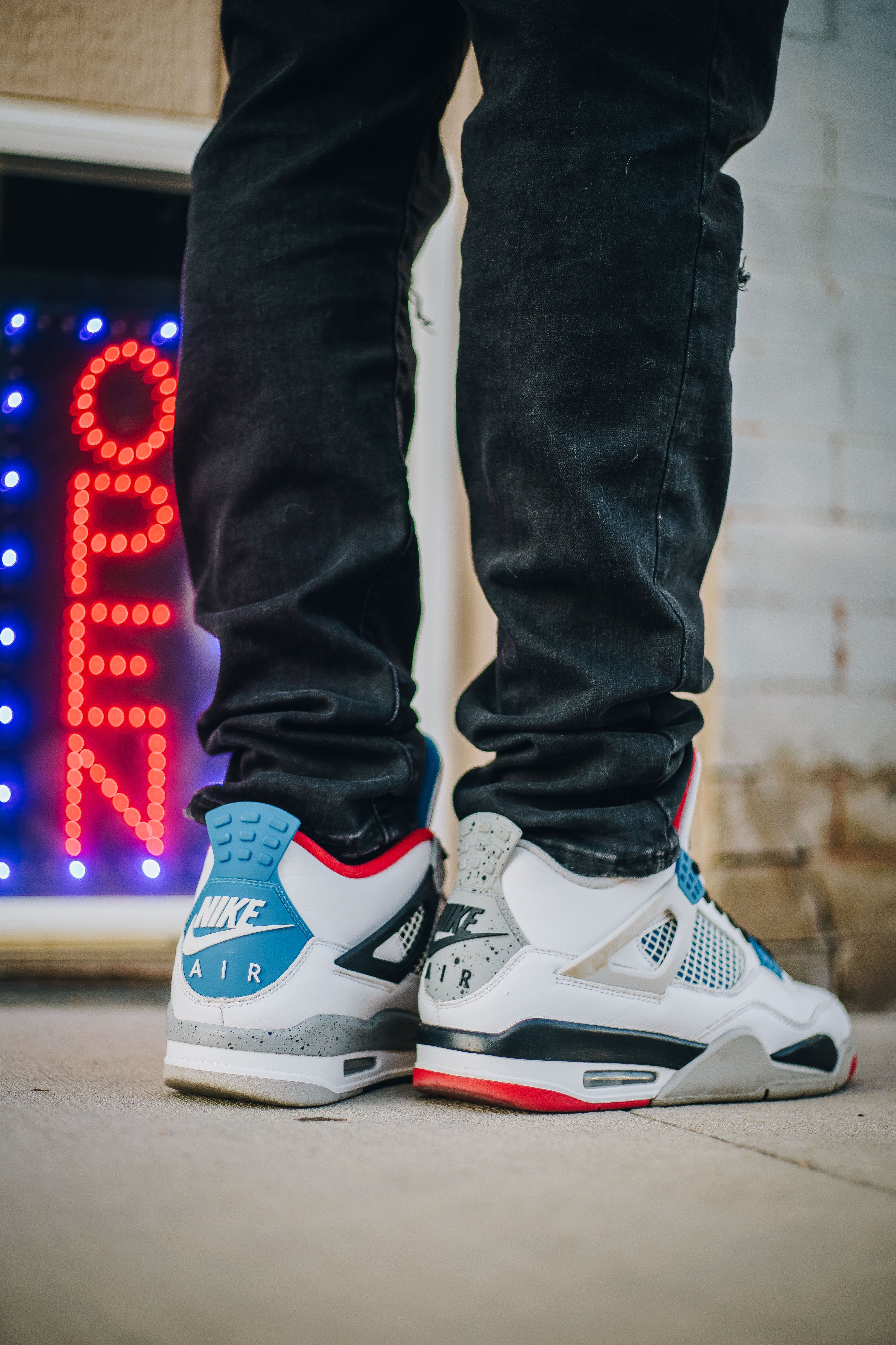 Stand Out In Style With Red White And Blue Nike Shoes