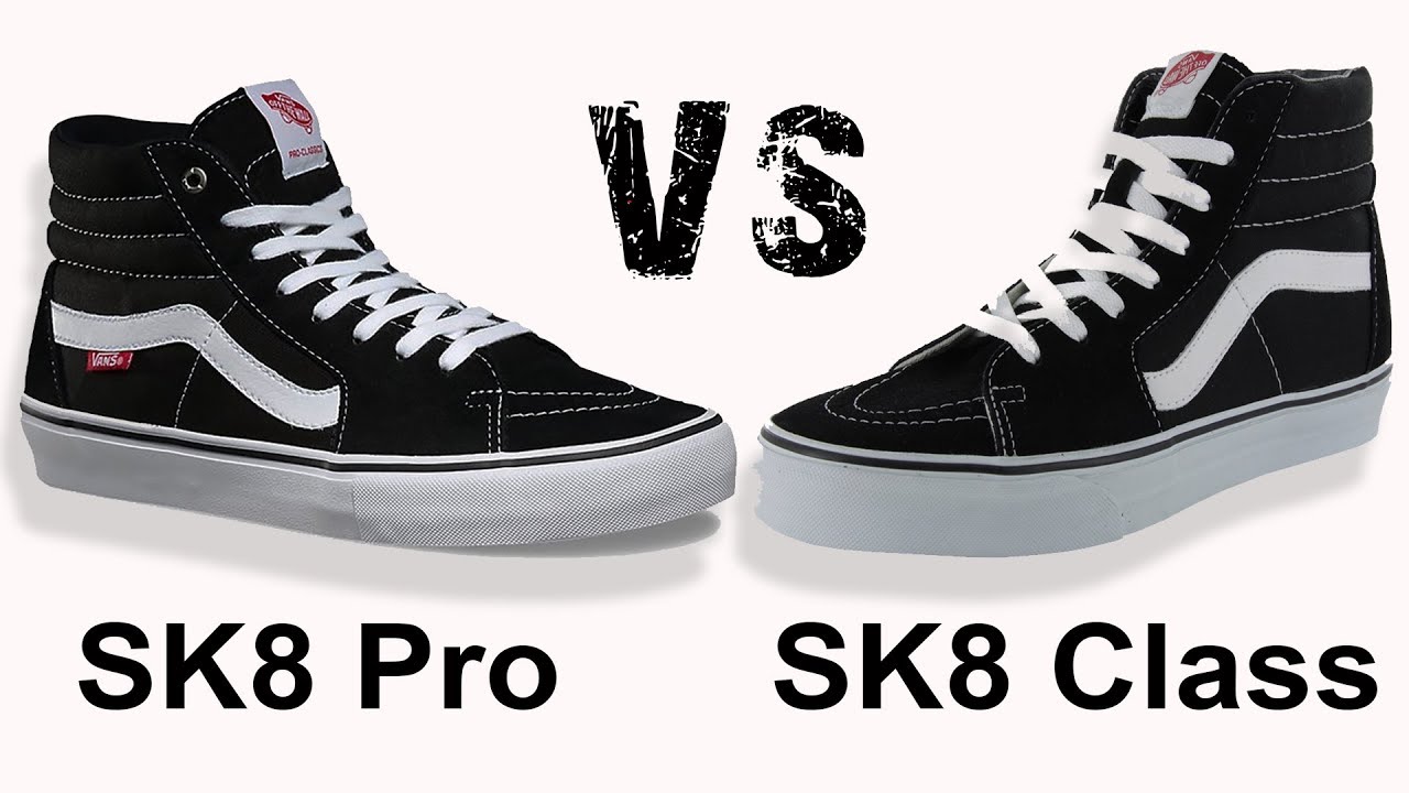 search image 2 Vans Sk8 Hi Tapered Vs Regular 2